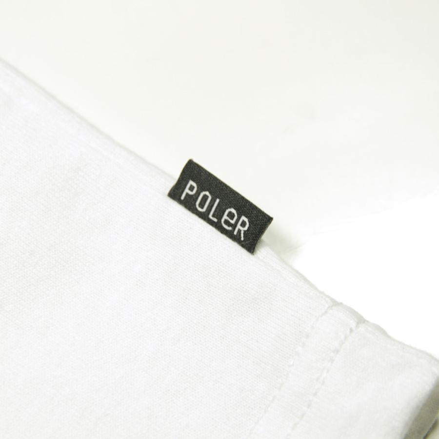ポーラー メンズ 長袖Tシャツ 正規販売店 POLER クルーネック ロンT ENLIGHTENMENT RELAX FIT L/S TEE D 243MCV0086-WHT WHITE | POLeR | 08