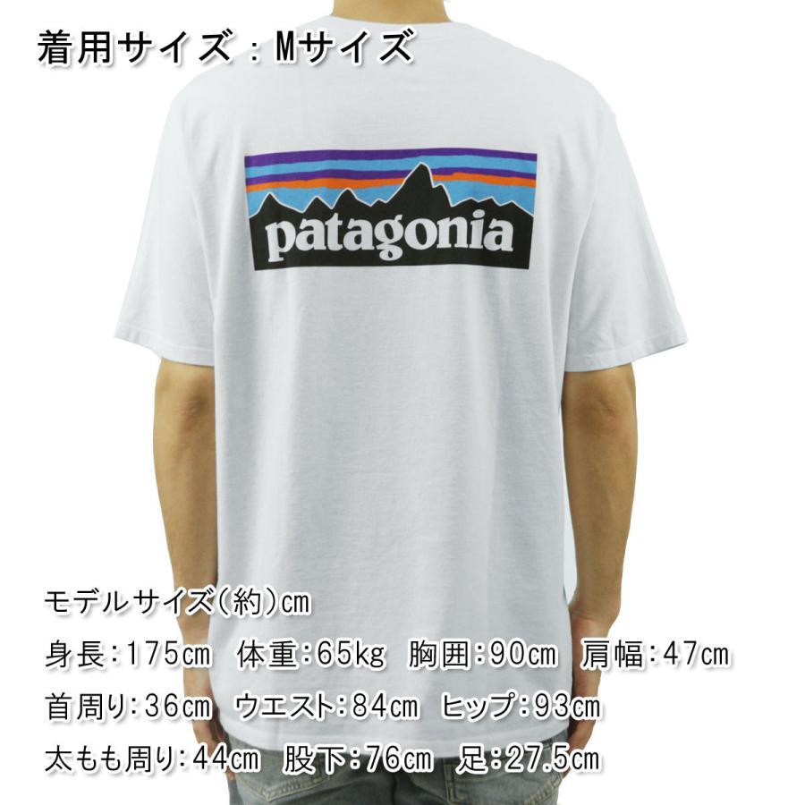 パタゴニア メンズ 半袖Tシャツ 正規品 patagonia クルーネック ロゴ バックプリント P-6 LOGO RESPONSIBILI-TEE 38504 WHI WHITE | patagonia | 02