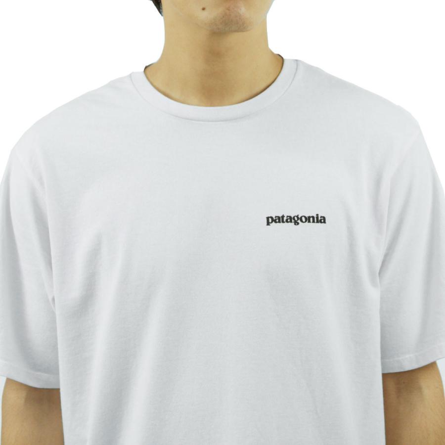 パタゴニア メンズ 半袖Tシャツ 正規品 patagonia クルーネック ロゴ バックプリント P-6 LOGO RESPONSIBILI-TEE 38504 WHI WHITE | patagonia | 05