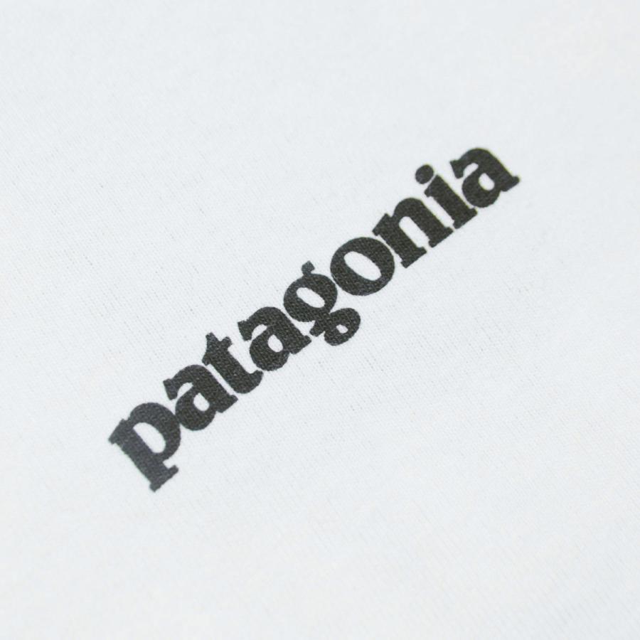 パタゴニア メンズ 半袖Tシャツ 正規品 patagonia クルーネック ロゴ バックプリント P-6 LOGO RESPONSIBILI-TEE 38504 WHI WHITE | patagonia | 06
