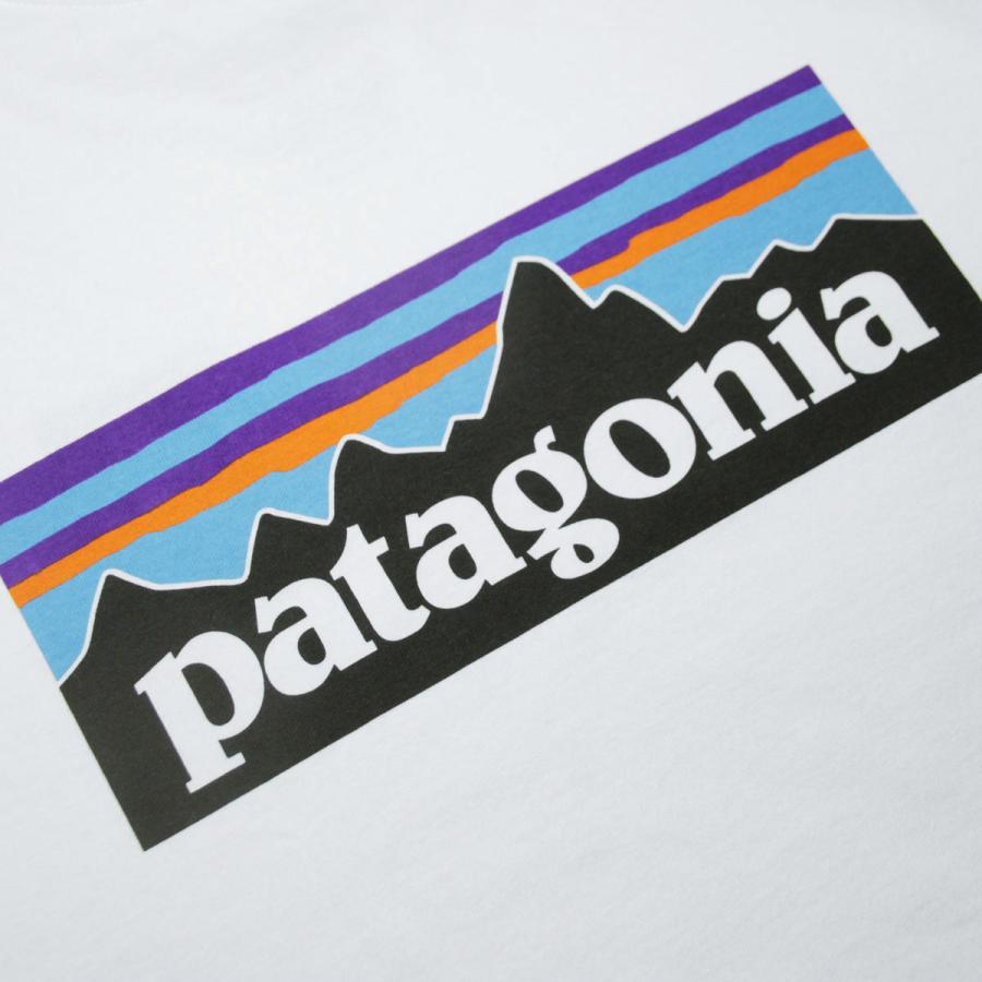 パタゴニア メンズ 半袖Tシャツ 正規品 patagonia クルーネック ロゴ バックプリント P-6 LOGO RESPONSIBILI-TEE 38504 WHI WHITE | patagonia | 07