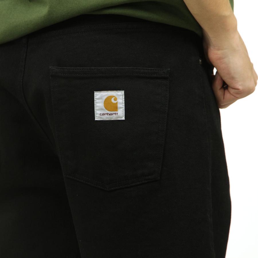 カーハート メンズ ジーンズ 正規品 CARHARTT WIP ボトムス デニム テーパード NEWEL PANT RELAXED TAPERED FIT DENIM BLACK ONE WASH I029208 892Y | Carhartt | 06