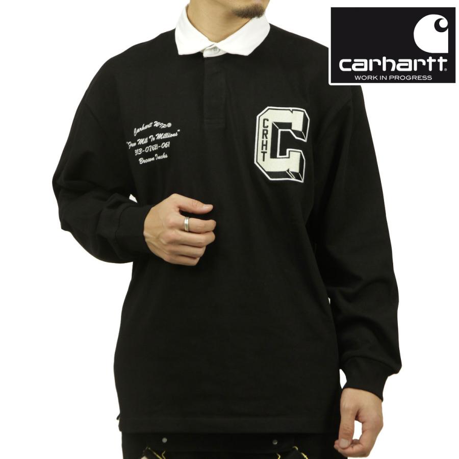 カーハート メンズ ラガーシャツ 正規品 CARHARTT WIP 長袖シャツ コットン LONG SLEEVE BROWN DUCKS RUGBY SHIR クリスマス プレゼント ラッピング Carhartt（カーハート） メンズ ラガーシャツ 正規品 CARHARTT WIP
