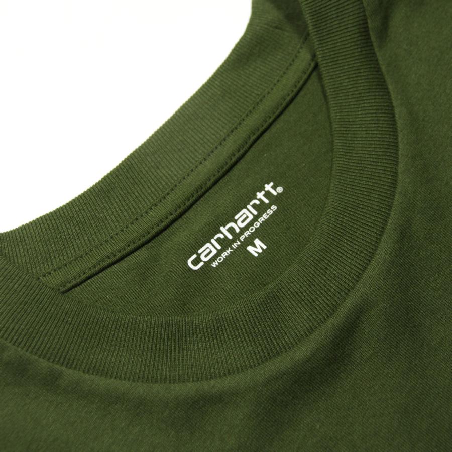 【ボーナスストア 誰でも+5% 4/15 0:00〜4/15 23:59】 カーハート メンズ 長袖Tシャツ 正規品 CARHARTT WIP クルーネック ロゴ ロンT LONG SLEEVE AMERICAN | Carhartt | 08