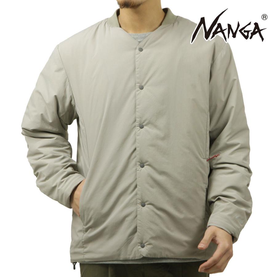 【ボーナスストア 誰でも+5% 4/22 0:00〜4/23 23:59】 ナンガ メンズ ダウンカーディガン 正規販売店 NANGA ボタンダウン ノーカラー アウター NO COLLAR S | NANGA