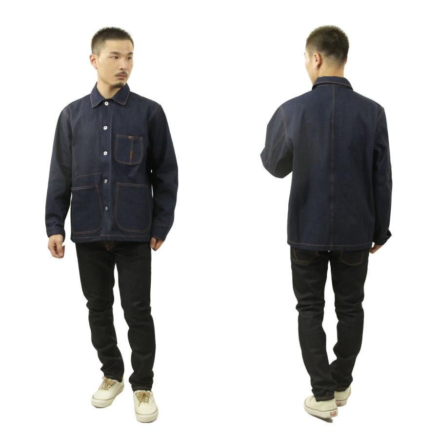 ヌーディージーンズ メンズ デニムジャケット 正規販売店 Nudie Jeans ボタンダウン アウター HOWIE PAINTER DEN クリスマス プレゼント ラッピング Nudie Jeans（ヌーディージーンズ） メンズ デニムジャケット 正規販売