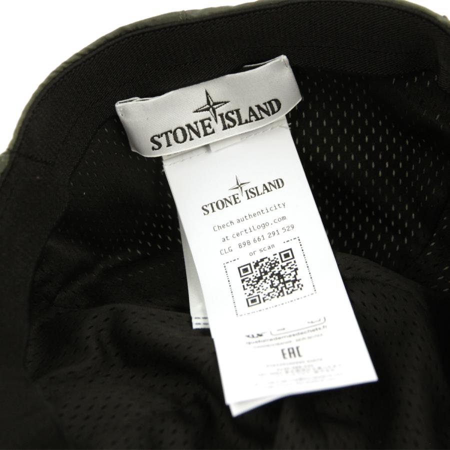 ストーンアイランド メンズ レディース キャップ 正規品 STONE ISLAND ナイロン ロゴ 帽子 NYLON METAL IN ECONYL CAP K1S15 9100995 S0076 V0059 MUSK | STONE ISLAND | 08