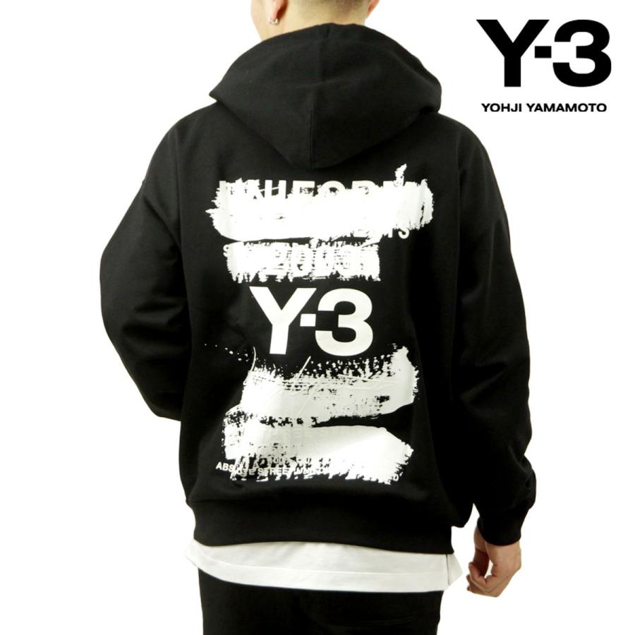 Y-3 ワイスリー メンズ パーカー 正規品 バックプリント プルオーバー