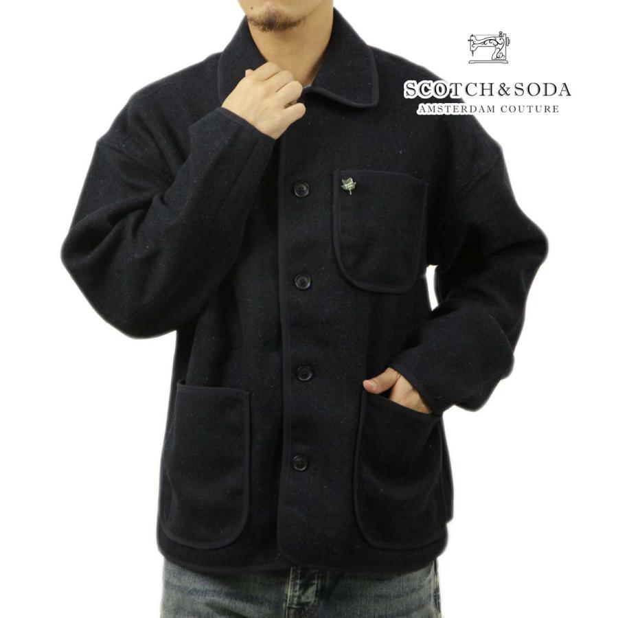 スコッチアンドソーダ メンズ シャツジャケット 正規販売店 SCOTCH＆SODA アウター ウール ジャケット BRUSHED W クリスマス プレゼント ラッピング SCOTCH＆SODA（スコッチアンドソーダ） メンズ シャツジャケット 正規