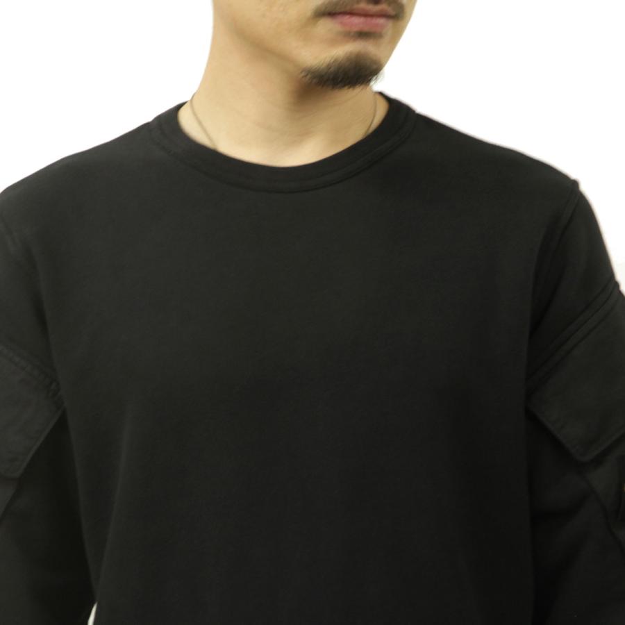 ストーンアイランド メンズ スウェット 正規品 STONE ISLAND コットン トレーナー BRUSHED ORGANIC COTTON FLEECE SWEATSHIRT S0A20 6100008 V0029 BLACKの画像
