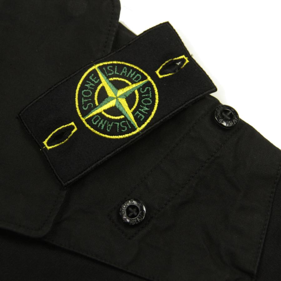 ストーンアイランド メンズ スウェット 正規品 STONE ISLAND コットン トレーナー BRUSHED ORGANIC COTTON FLEECE SWEATSHIRT S0A20 6100008 V0029 BLACKの画像