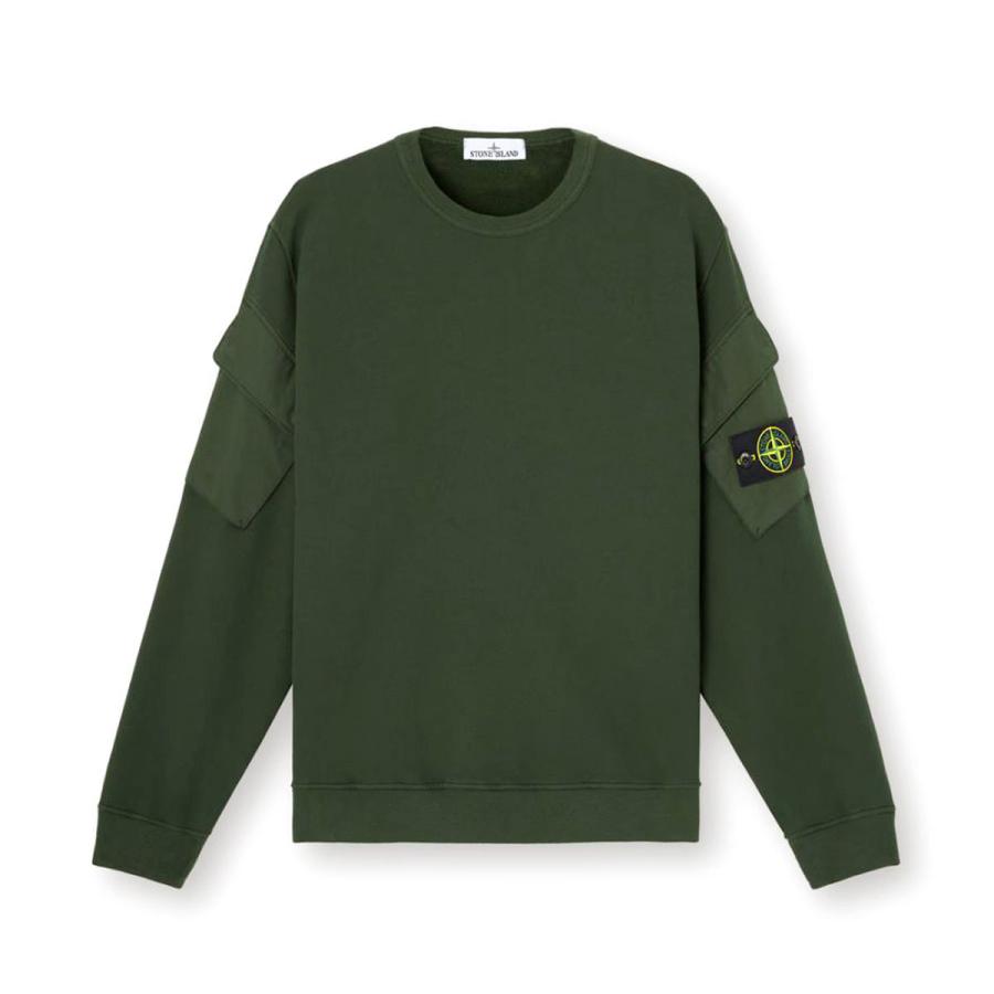 【ボーナスストア 誰でも+5% 6/4 0:00〜6/5 23:59】 ストーンアイランド メンズ スウェット 正規品 STONE ISLAND コットン 父の日 プレゼント ラッピングの画像