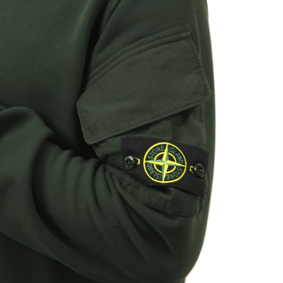 【ボーナスストア 誰でも+5% 6/4 0:00〜6/5 23:59】 ストーンアイランド メンズ スウェット 正規品 STONE ISLAND コットン 父の日 プレゼント ラッピングの画像