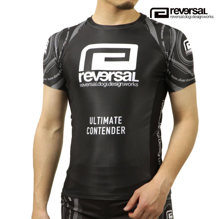 reversal NEW CHAPTE. ラッシュガード　XL ラグビーシャツM reversal（リバーサル） メンズ ラッシュガード 正規販売店 半袖