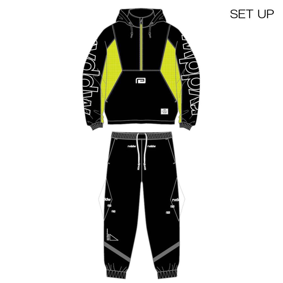 予約商品 3月頃入荷予定 リバーサル メンズ セットアップ 正規販売店 REVERSAL ナイロン ジャケット ジョガーパンツ 4WAY DRY ZIP UP JACKET & JOGGER PANTS SET UP 黒白 rv26ss303 rv26ss403 BLACK - WHITE reversal（リバーサル） 予約商品 3月頃入荷予定 メンズ セットアップ