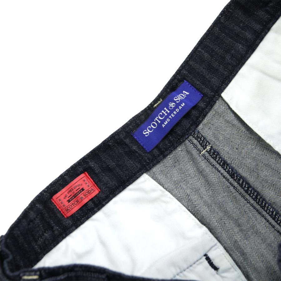 スコッチアンドソーダ メンズ チノパン 正規販売店 SCOTCH&SODA デニム ボトムス SEASONAL LOOSE FIT DENIM CHINO BLUE VELVET 182362 401 55511 78 | SCOTCH＆SODA | 08