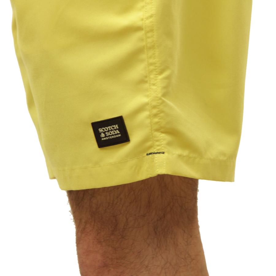 スコッチアンドソーダ メンズ スイムパンツ 正規販売店 SCOTCH\u0026SODA 水着 トランクス型 SOLID MID LENGTH SWIM SHORT PANTS RAFFIA 182197 720 58800 40の画像
