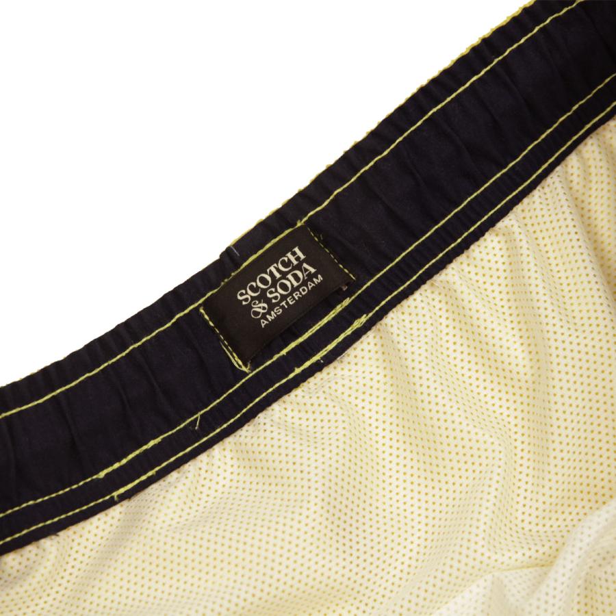 スコッチアンドソーダ メンズ スイムパンツ 正規販売店 SCOTCH\u0026SODA 水着 トランクス型 SOLID MID LENGTH SWIM SHORT PANTS RAFFIA 182197 720 58800 40の画像