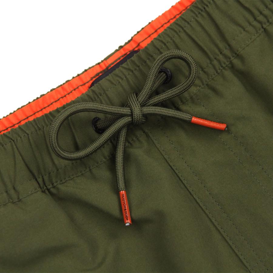 スコッチアンドソーダ メンズ スイムパンツ 正規販売店 SCOTCH\u0026SODA 水着 SOLID MID LENGTH SWIM SHORT PANTS OLIVE NIGHT 182197 250 58800 54の画像