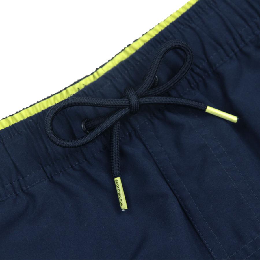 スコッチアンドソーダ メンズ スイムパンツ 正規販売店 SCOTCH\u0026SODA 水着 SOLID MID LENGTH SWIM SHORT PANTS SKY CAPTAIN 182197 401 58800 78の画像