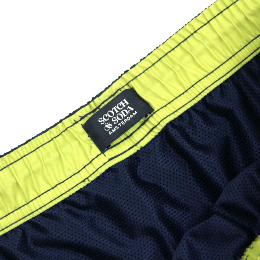 スコッチアンドソーダ メンズ スイムパンツ 正規販売店 SCOTCH\u0026SODA 水着 SOLID MID LENGTH SWIM SHORT PANTS SKY CAPTAIN 182197 401 58800 78の画像