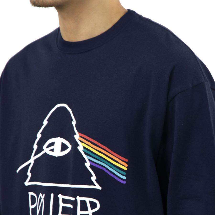 【ボーナスストア ポイント5倍 10/18 0:00〜10/18 23:59】 ポーラー メンズ 長袖Tシャツ 正規販売店 POLER クルーネック ロゴ 袖プリント PSYCHEDELIC RELA0 | POLeR | 05