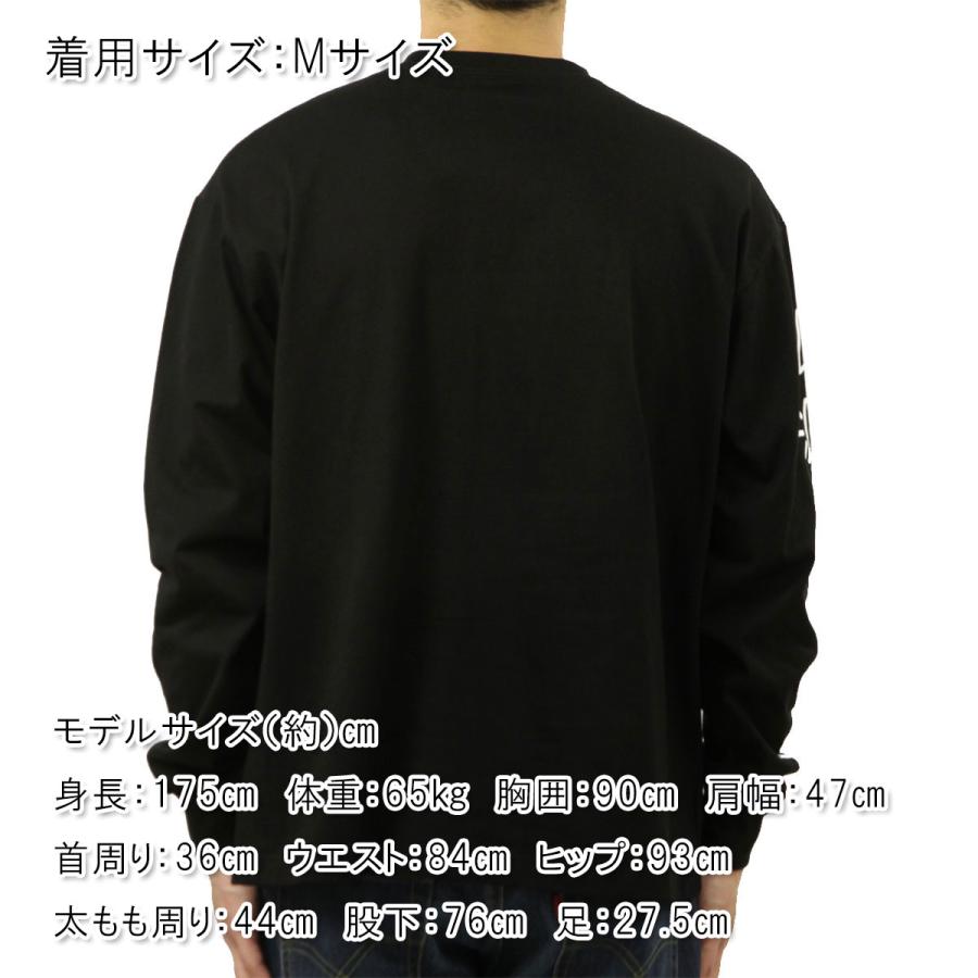 ポーラー メンズ 長袖Tシャツ 正規販売店 POLER クルーネック ロゴ 袖プリント PSYCHEDELIC RELAX FIT L/S TEE BLACK MCV0067 | POLeR | 02