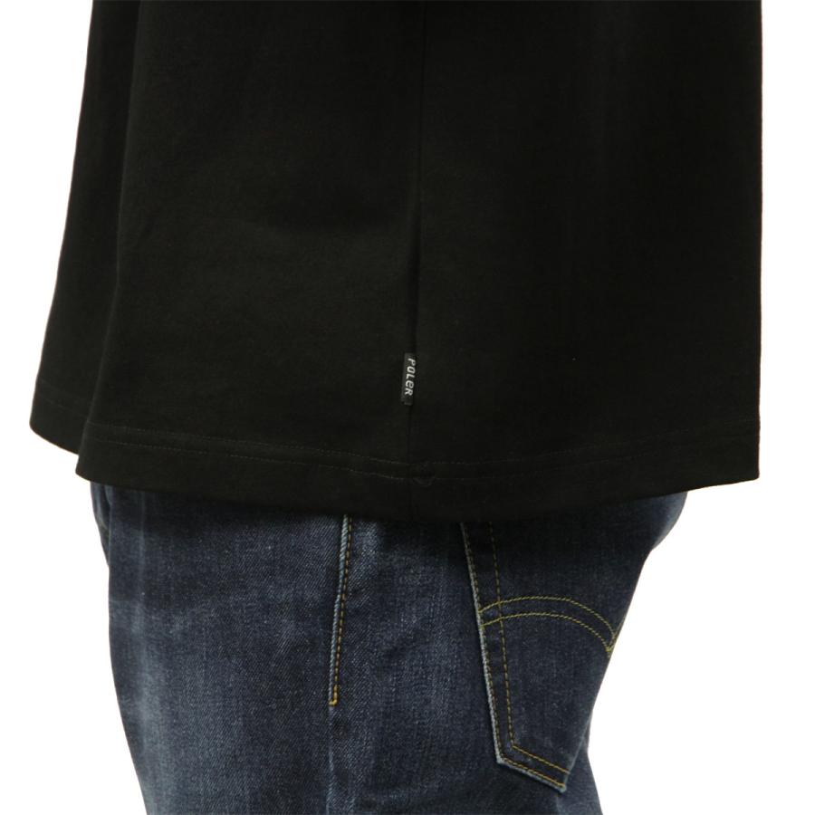 ポーラー メンズ 長袖Tシャツ 正規販売店 POLER クルーネック ロゴ 袖プリント PSYCHEDELIC RELAX FIT L/S TEE BLACK MCV0067 | POLeR | 07