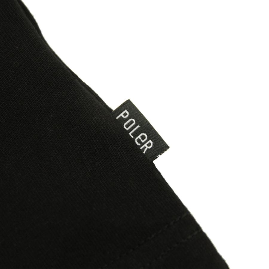ポーラー メンズ 長袖Tシャツ 正規販売店 POLER クルーネック ロゴ 袖プリント PSYCHEDELIC RELAX FIT L/S TEE BLACK MCV0067 | POLeR | 09