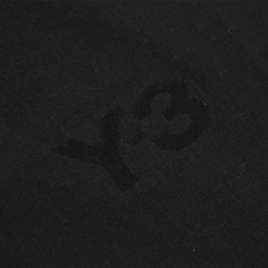 ワイスリー メンズ 半袖シャツ 正規品 Y-3 ボタンダウン ロゴ カジュアルシャツ M LT WOV SHIRT BLACK KF6044 父の日 プレゼント ラッピングの画像