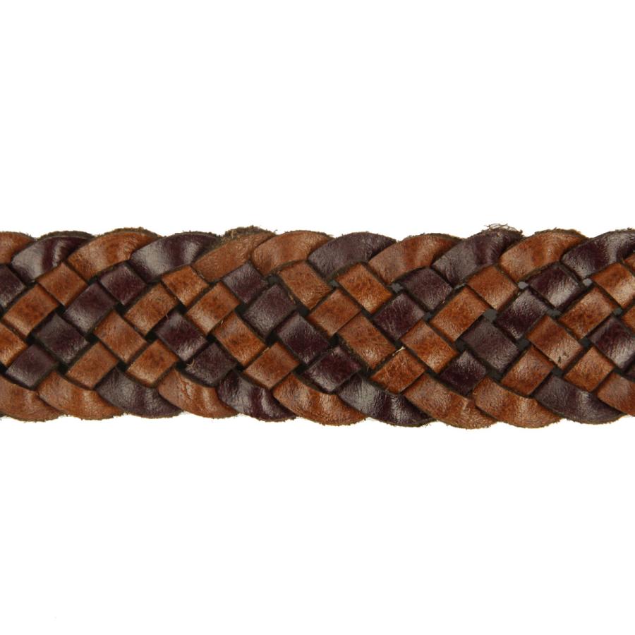 ポロ ラルフローレン メンズ ベルト 正規品 POLO RALPH LAUREN レザー メッシュベルト WSTEND BRAID-BELT SADDLE/DARK BRO 父の日 プレゼント ラッピングの画像