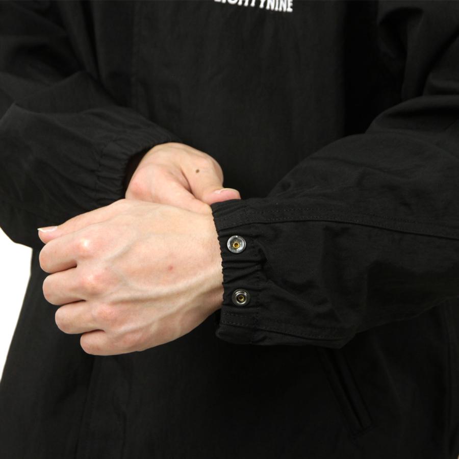 カーハート メンズ コーチジャケット 正規品 CARHARTT WIP ボタンダウン アウター EIGHTYNINE COACH JACKET BLACK / WHITE 父の日 プレゼント ラッピングの画像