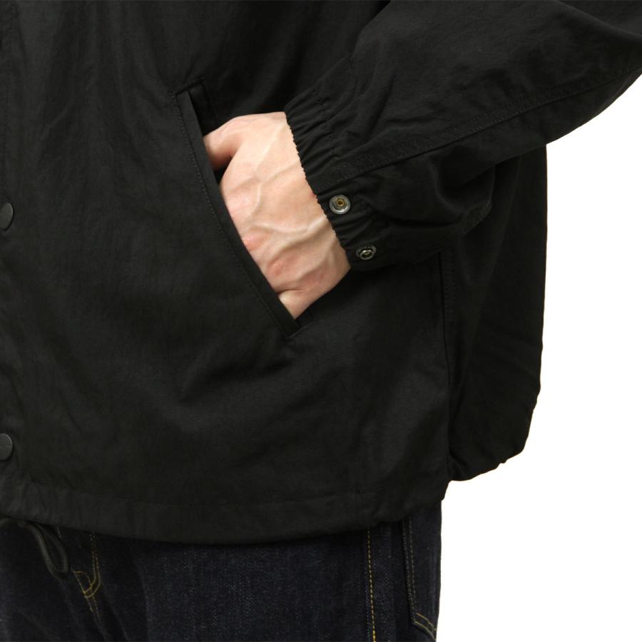 カーハート メンズ コーチジャケット 正規品 CARHARTT WIP ボタンダウン アウター EIGHTYNINE COACH JACKET BLACK / WHITE 父の日 プレゼント ラッピングの画像