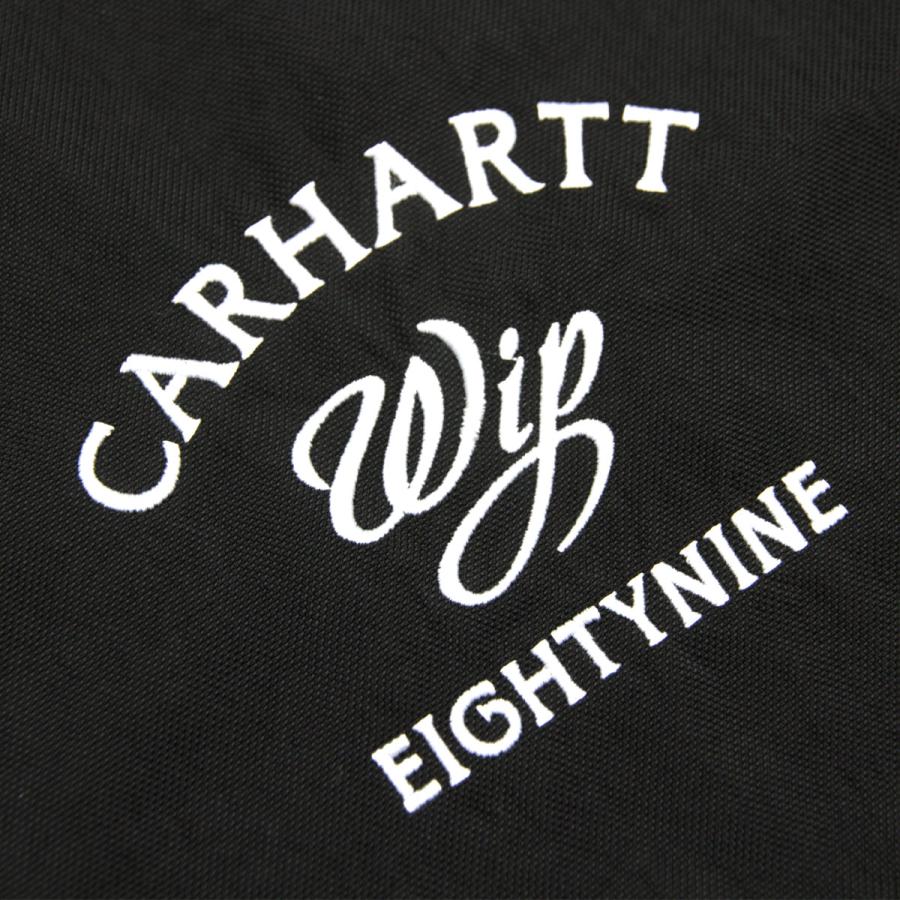 カーハート メンズ コーチジャケット 正規品 CARHARTT WIP ボタンダウン アウター EIGHTYNINE COACH JACKET BLACK / WHITE 父の日 プレゼント ラッピングの画像
