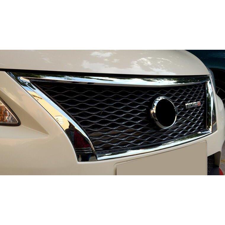 日産 シルフィ TB17 フロントバンパーグリルカバー フロントグリル フロントグリルガーニッシュ |  | 02