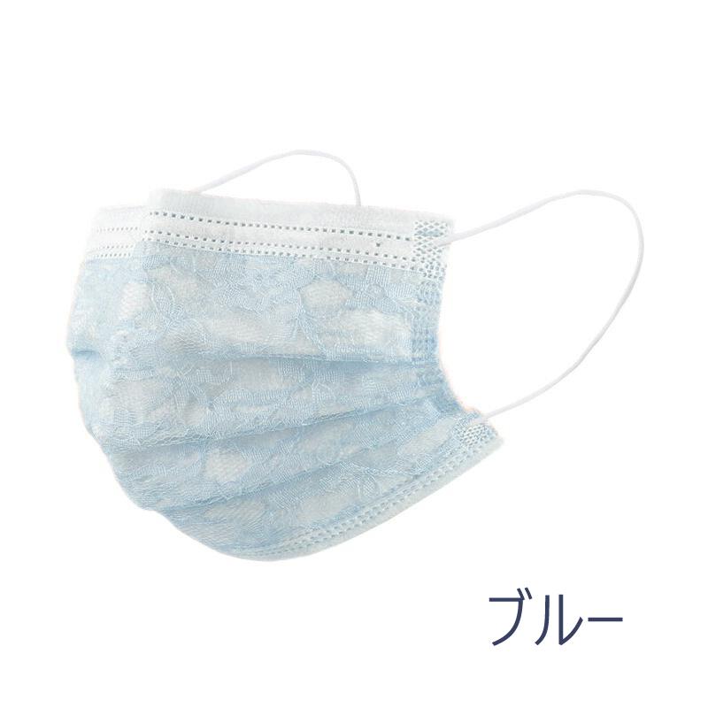 血色マスク チュールマスク レースマスク 不織布マスク 花柄マスク 不織布 おしゃれ フラワーマスク 四層マスク175mm*95mm SSS級不織布採用 肌に優しい |  | 14