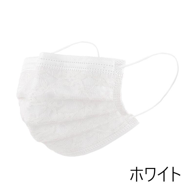 血色マスク チュールマスク レースマスク 不織布マスク 花柄マスク 不織布 おしゃれ フラワーマスク 四層マスク175mm*95mm SSS級不織布採用 肌に優しい |  | 15