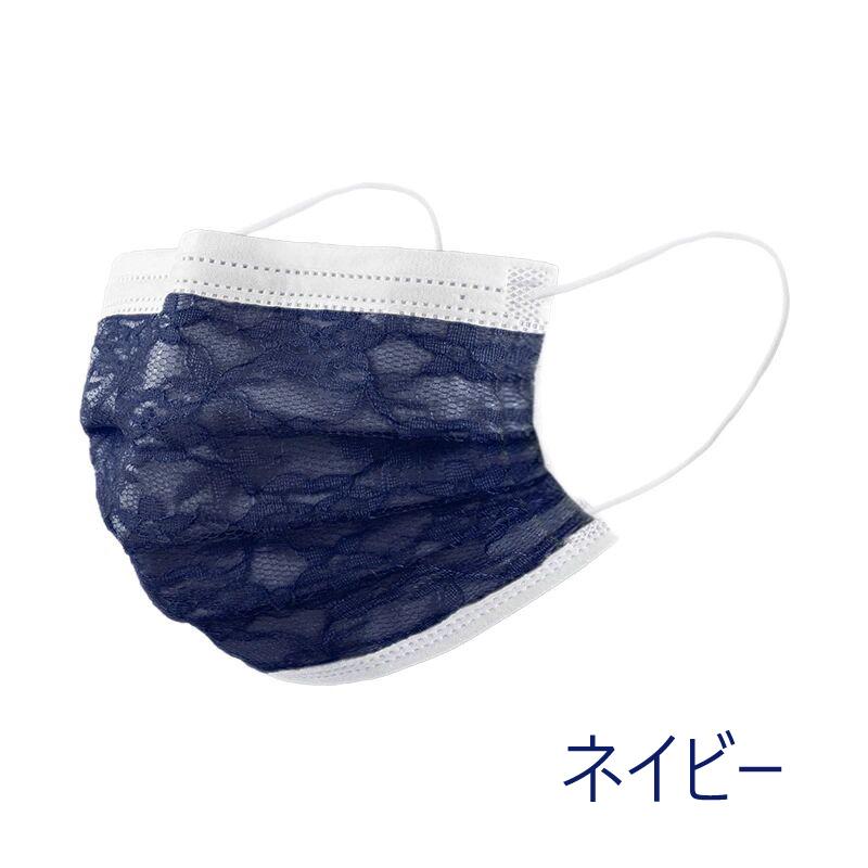 血色マスク チュールマスク レースマスク 不織布マスク 花柄マスク 不織布 おしゃれ フラワーマスク 四層マスク175mm*95mm SSS級不織布採用 肌に優しい |  | 16