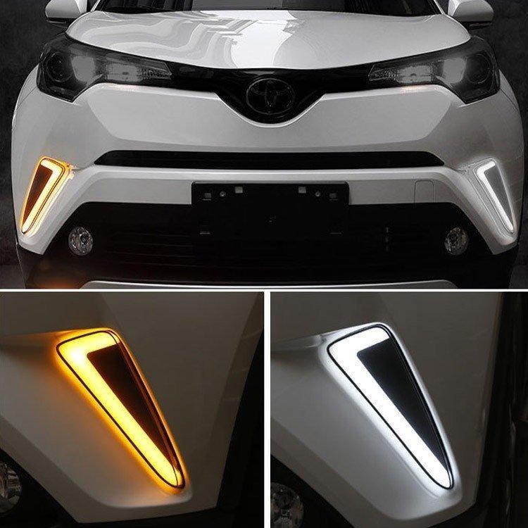 C-HR CHR 社外　LEDディライト　ウインカー トヨタ CHR C-HR CH-R ZYX10 NGX50 LEDデイライト ウインカーに連動