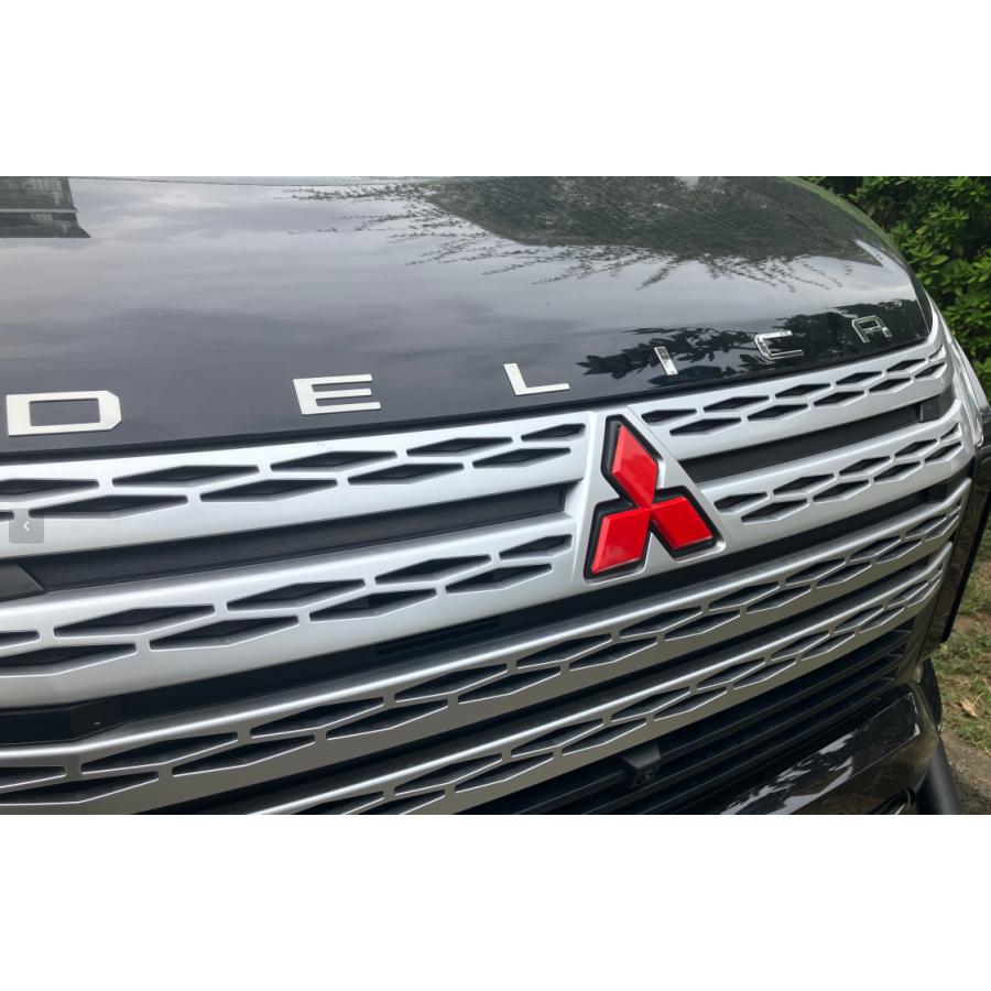 三菱（MITSUBISHI） 汎用 フロントグリル エンブレム リアトランク 