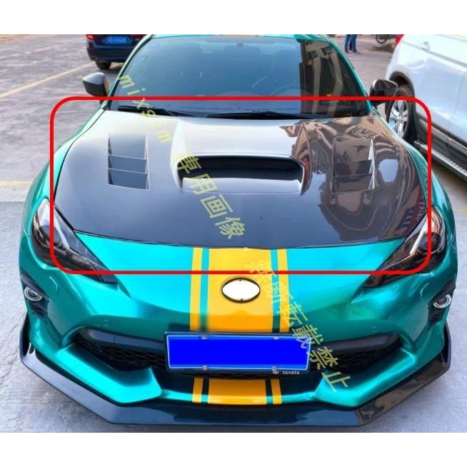 トヨタ86 TRD スバルBRZ STI ボンネット WRXタイプ ZN6 ZC6 カーボン