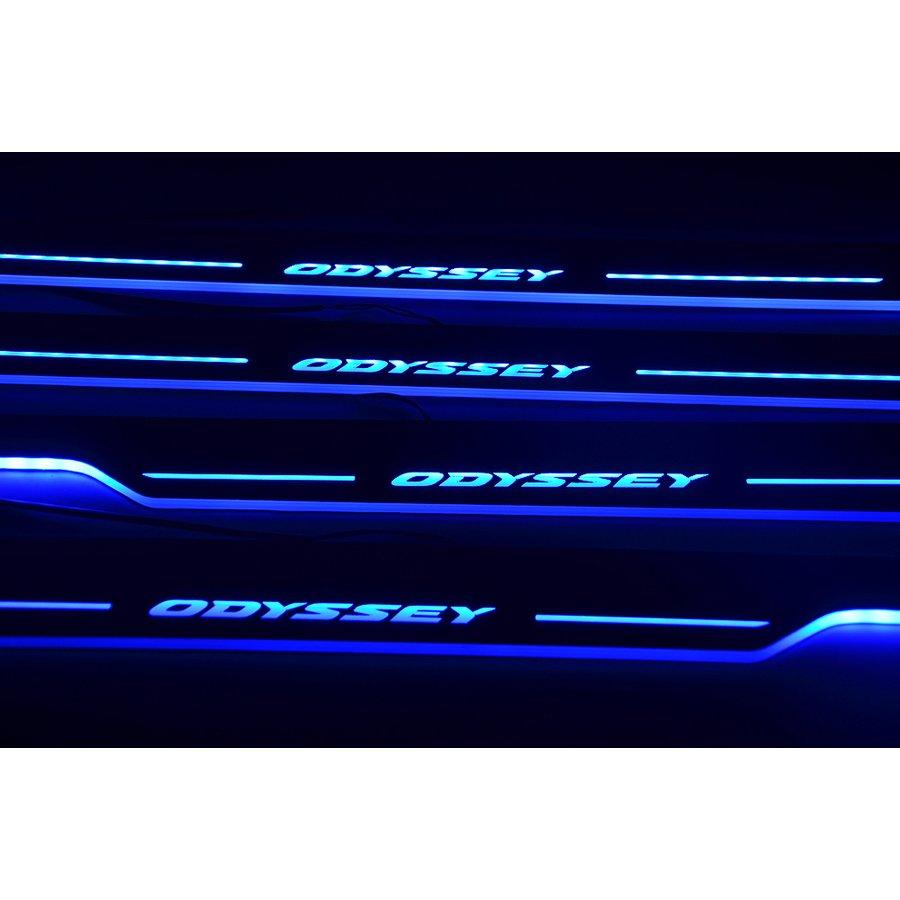 一年保証オデッセイLED 流れる スカッフプレートイルミネーション