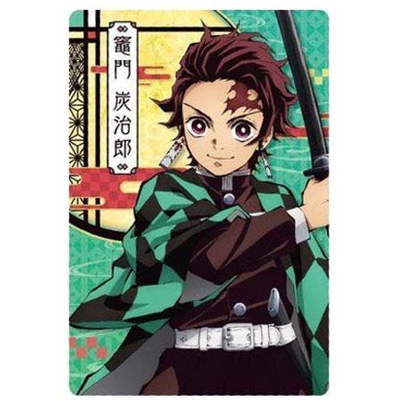 鬼滅の刃 キャラクターカード 初期　炭治郎 鬼滅の刃 コレクターズカード No.01 SR 竈門炭治郎 単品