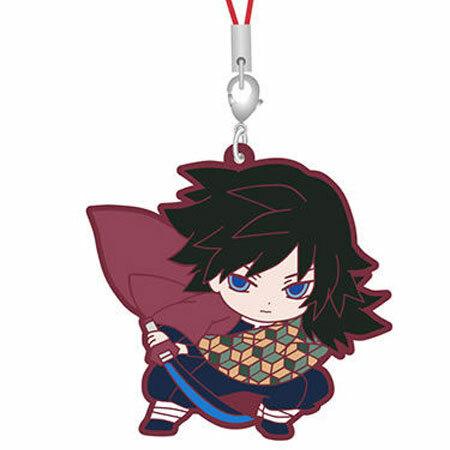 海外正規品希少　新品未使用　鬼滅の刃 冨岡義勇　バッグクリップ　ラバーマスコット BANDAI 鬼滅の刃 滅！ カプセルラバーマスコット 10 冨岡 義勇