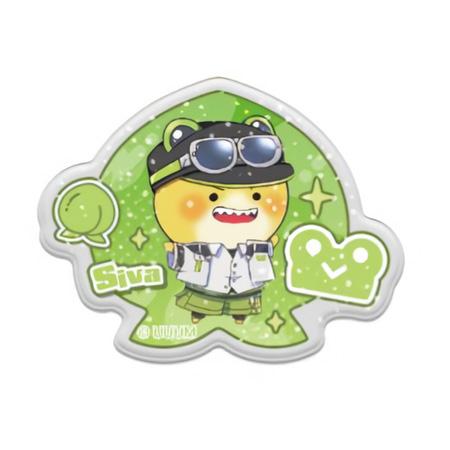 カラフルピーチキラぷるステッカー シヴァ 単品 からぴち デコシール