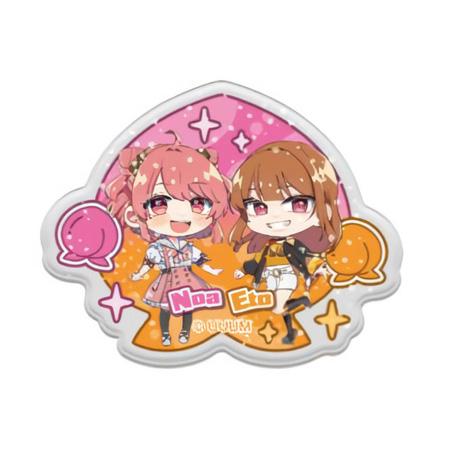カラフルピーチ　キラぷるステッカー Heart カラフルピーチキラぷるステッカー 12個入り BOX ボックス