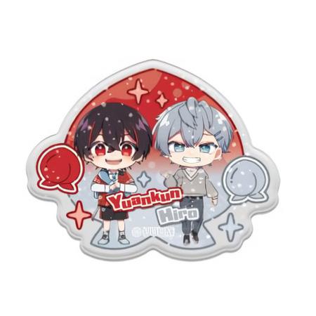 カラフルピーチキラぷるステッカー ゆあんくん＆ヒロ 単品 からぴち