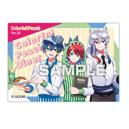 カラフルピーチ　クリアカードコレクション カラフルピーチ クリアカードコレクションガム カラピチダイナー