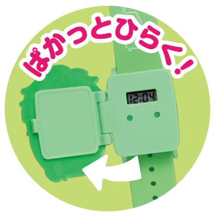 カラフルピーチ からぴち ガチャガチャ 時計 じゃぱぱ BANDAI（バンダイ） カラフルピーチ カプセルマスコットウォッチ1 じゃ