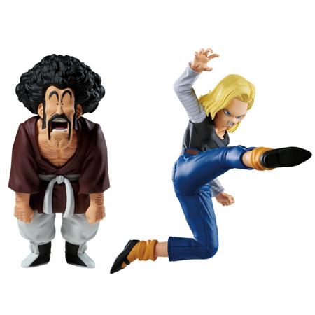 ドラゴンボールＺ　18号 マイティマスク　ミスター・サタン　フィギュア BANPRESTO（バンプレスト） ドラゴンボールZ MATCH MAKERS 人造人間18